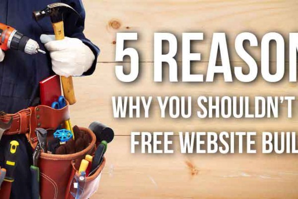 5 Reasons Why you shouldn't use a free website builder